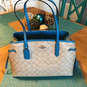 Coach Drawstring Caryall Satchel